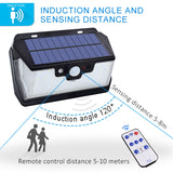 55 LED Solar Lamp 800LM USB Charging With Remote Control