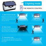 55 LED Solar Lamp 800LM USB Charging With Remote Control