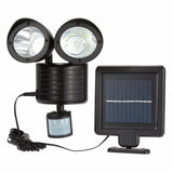 2 Heads Motion Sensor Solar Lamp with 22 LEDs Lights