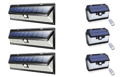 Solar 118 LED 1000LM + 55 LED 800LM Bundle Offer